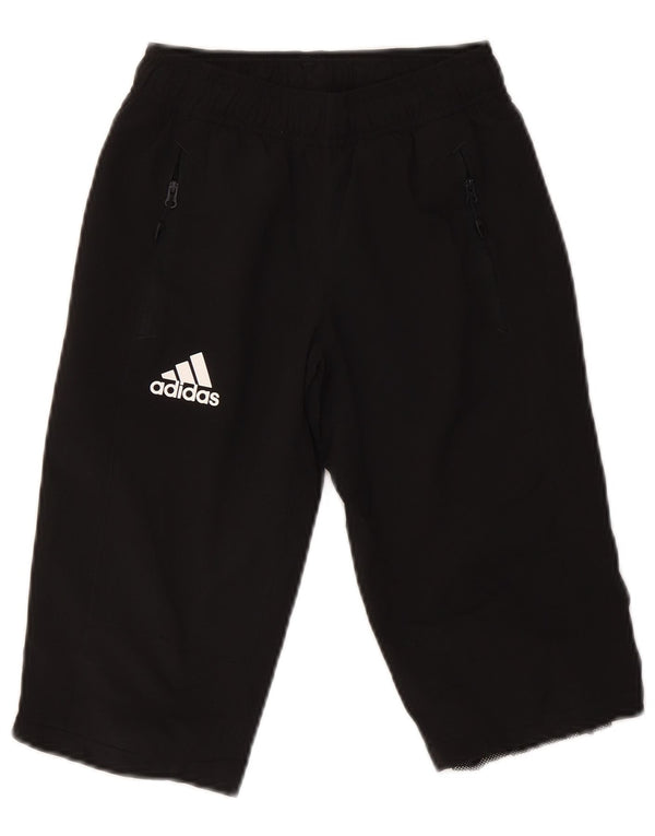 Adidas Boys Bermuda Sport Shorts 9-10 Years Black Polyester