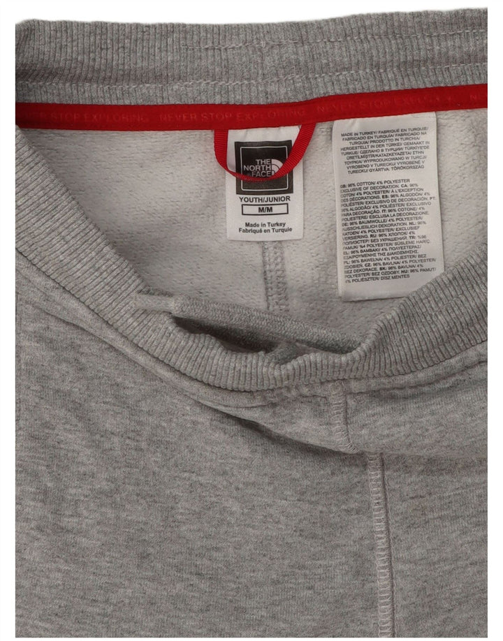 The North Face Boys Tracksuit Trousers Joggers 9-10 Years Medium Grey