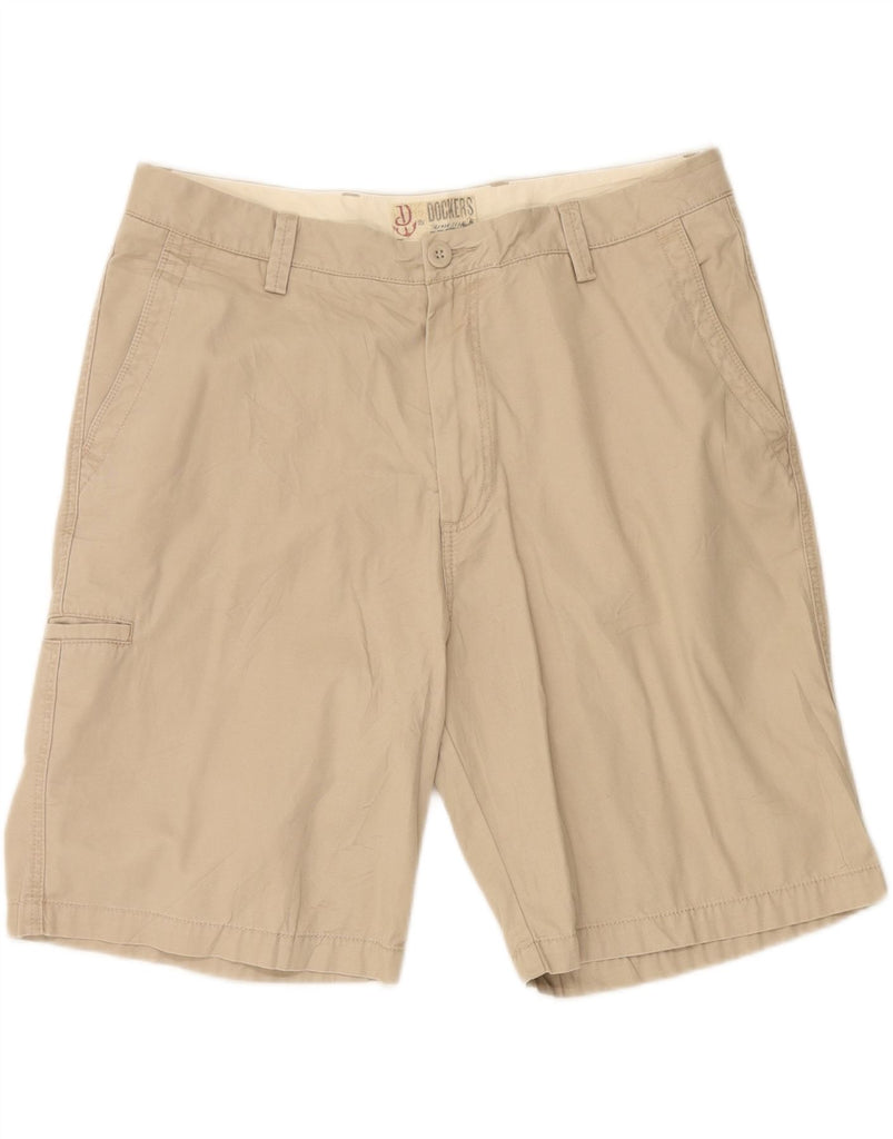 DOCKERS Mens Relaxed Fit Cargo Shorts W38 XL Beige Cotton Vintage Dockers and Second-Hand Dockers from Messina Hembry 