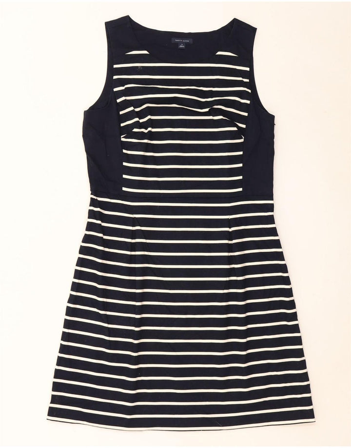 Tommy Hilfiger Womens A-Line Dress US 14 XL Navy Blue Striped Nautical