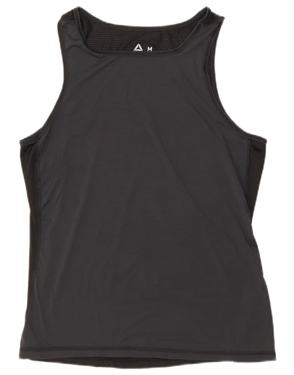 Reebok Mens Vest Top Medium Black Colourblock