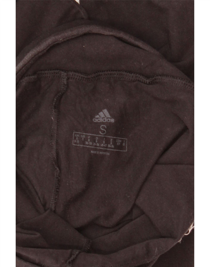 Adidas Womens Graphic Leggings UK 8/10 Small  Black