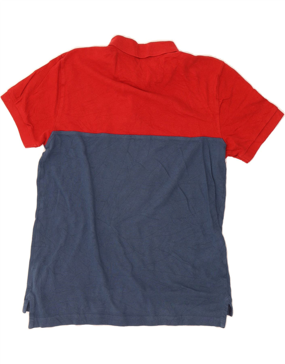 CHAPS Mens Polo Shirt Small Red Colourblock Cotton Vintage Chaps and Second-Hand Chaps from Messina Hembry 