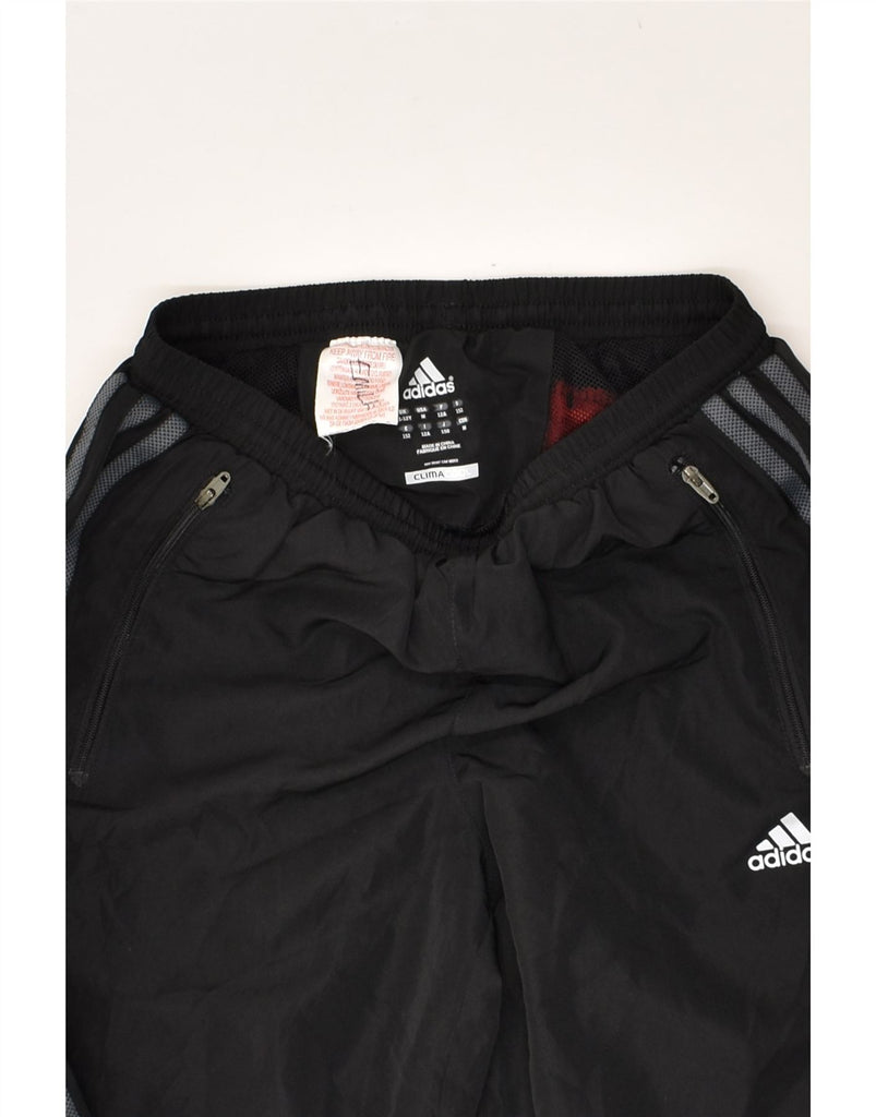 ADIDAS Boys Tracksuit Trousers 11-12 Years  Black Polyester | Vintage Adidas | Thrift | Second-Hand Adidas | Used Clothing | Messina Hembry 