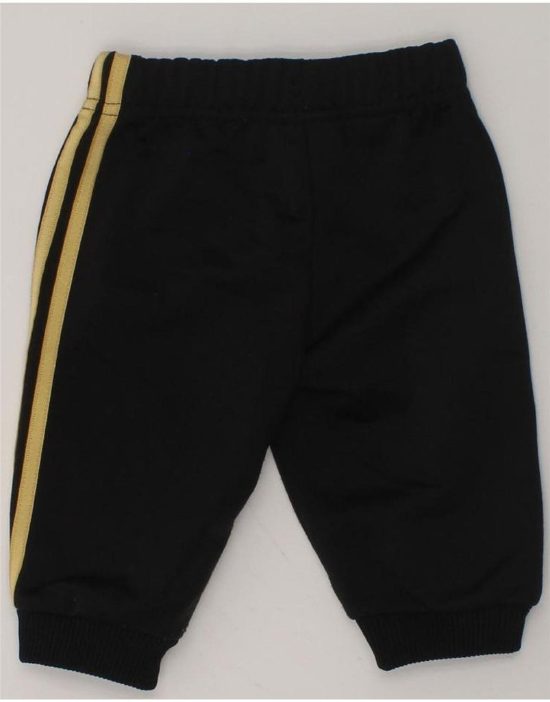 ADIDAS Baby Boys Joggers Tracksuit Trousers 0-3 Months Black Polyester | Vintage Adidas | Thrift | Second-Hand Adidas | Used Clothing | Messina Hembry 