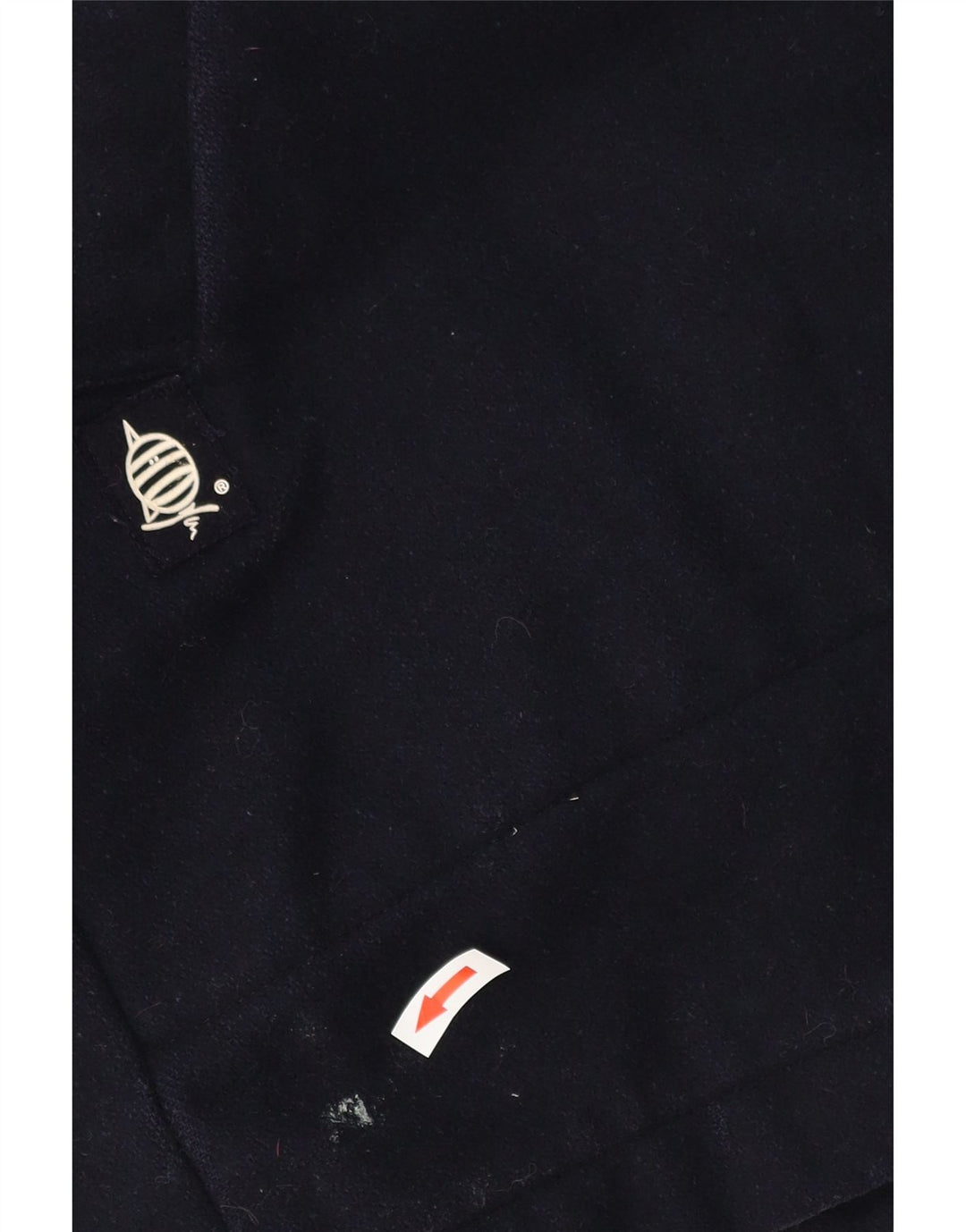 Marina Yachting Mens Overcoat IT 52 XL Navy Blue Wool