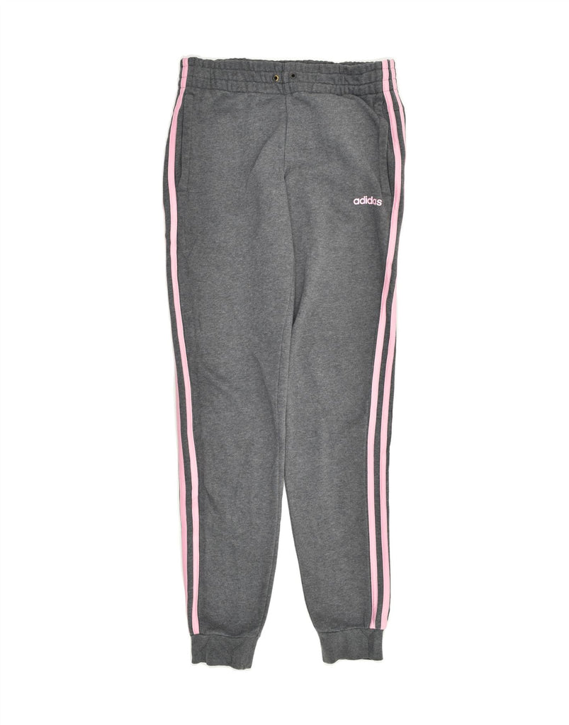 ADIDAS Womens Tracksuit Trousers Joggers UK 8-10 Small Grey Cotton | Vintage Adidas | Thrift | Second-Hand Adidas | Used Clothing | Messina Hembry 