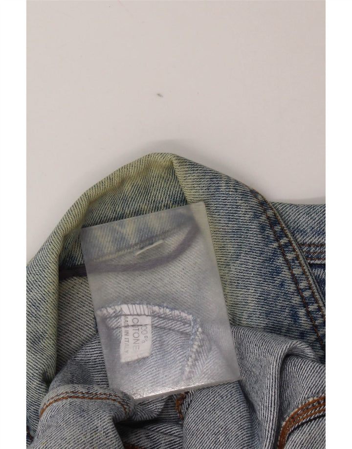 Vintage Mens Denim Jacket UK 38 Medium Blue Cotton