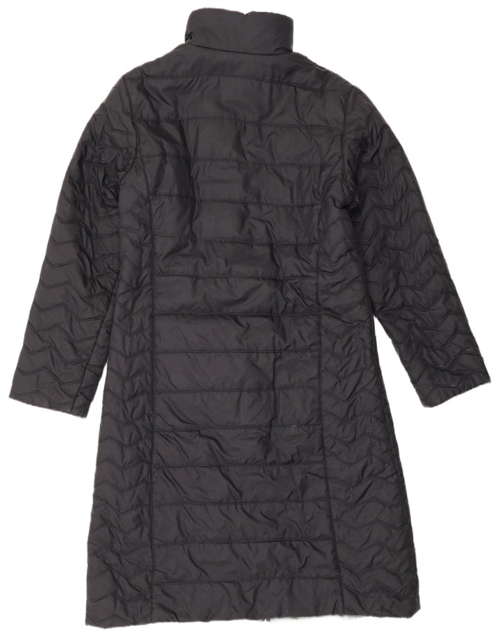 Zara Womens Padded Coat UK 14 Large Black Nylon