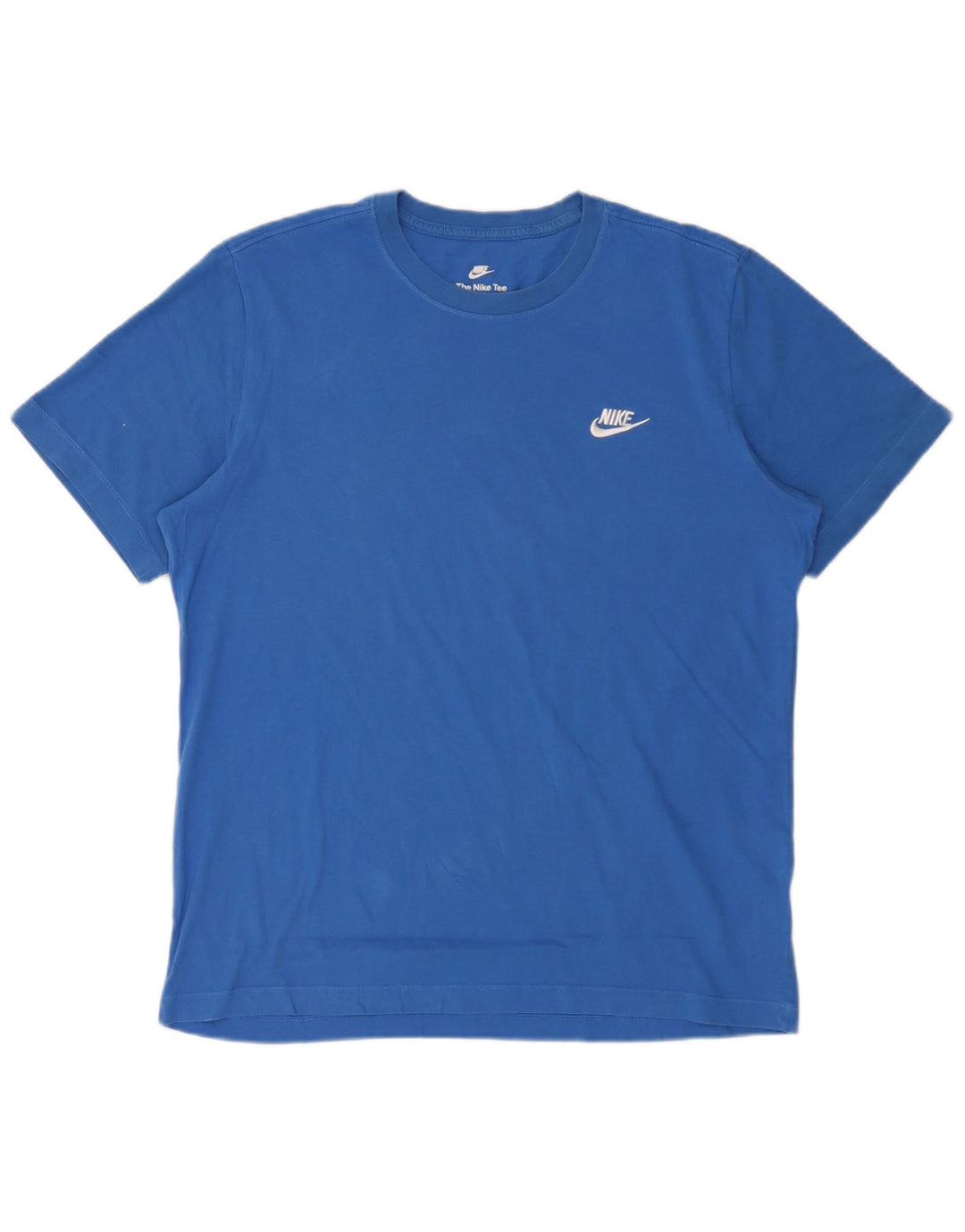 Nike Mens T-Shirt Top Large Blue Cotton