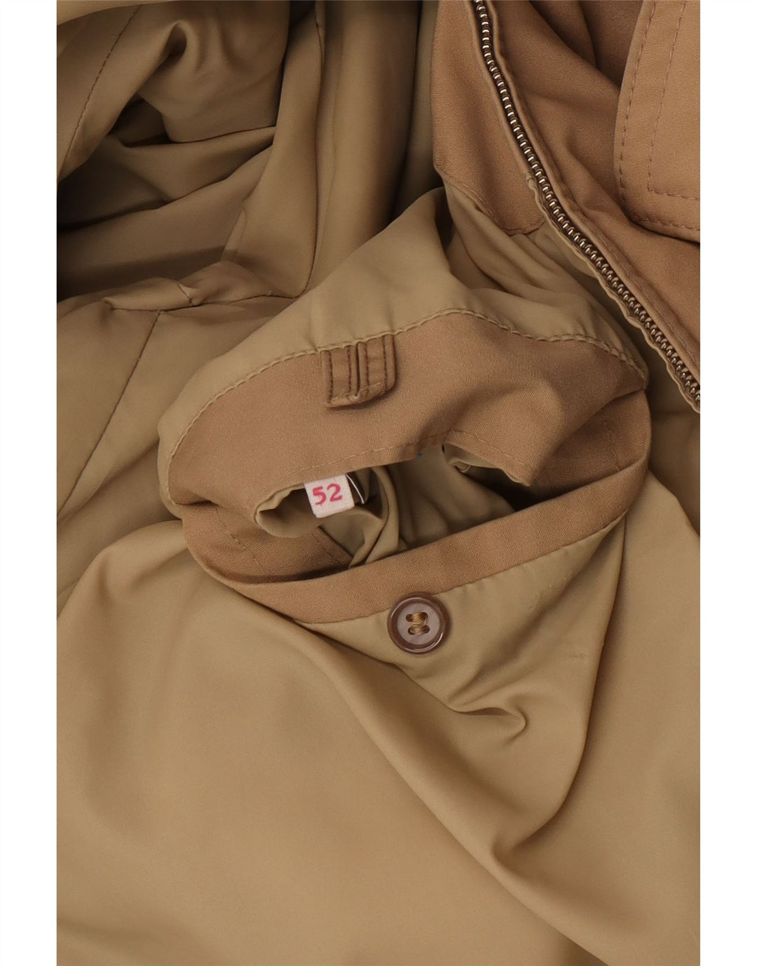 Vintage Mens Bomber Jacket IT 52 XL Brown