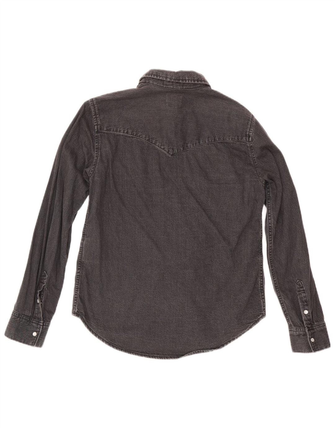Levi's Womens Denim Shirt UK 10 Small Black Cotton