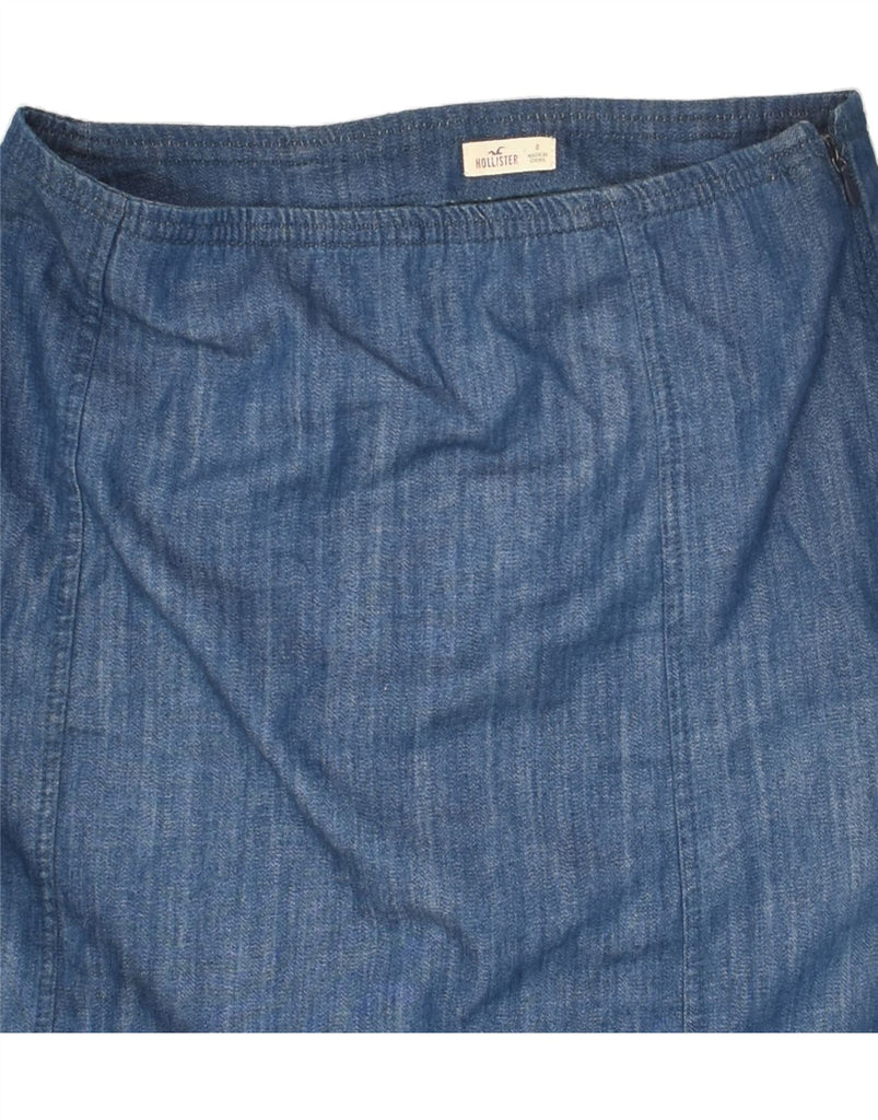 HOLLISTER Womens Denim Skirt US 0 XS W26 Blue Cotton | Vintage Hollister | Thrift | Second-Hand Hollister | Used Clothing | Messina Hembry 