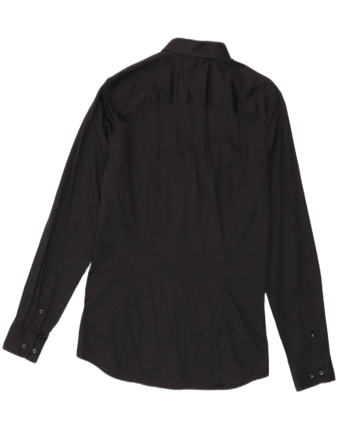 Jack & Jones Mens Shirt Small Black Cotton