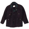 POP 84 Womens 3/4 Sleeve Oversized Utility Jacket EU 36 Small Navy Blue