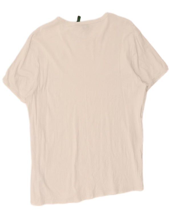 G-Star Mens T-Shirt Top 2XL White Cotton