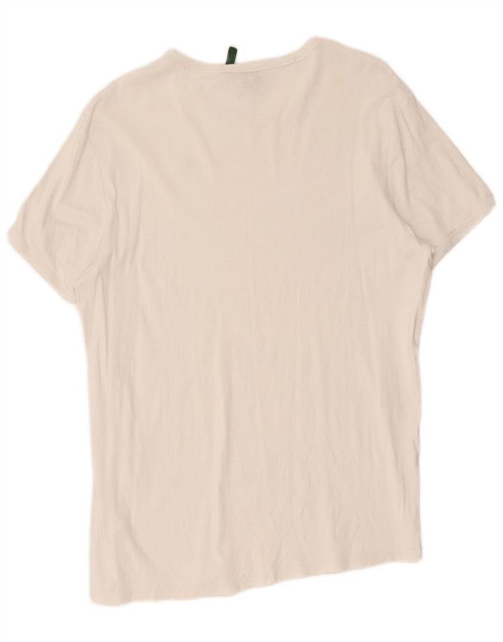 G-Star Mens T-Shirt Top 2XL White Cotton