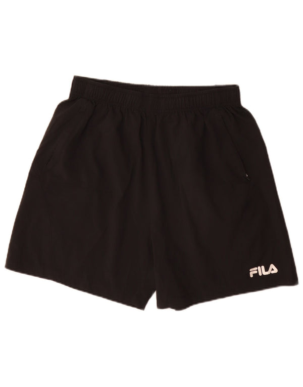 Fila Mens Sport Shorts Medium Black Polyester Sports