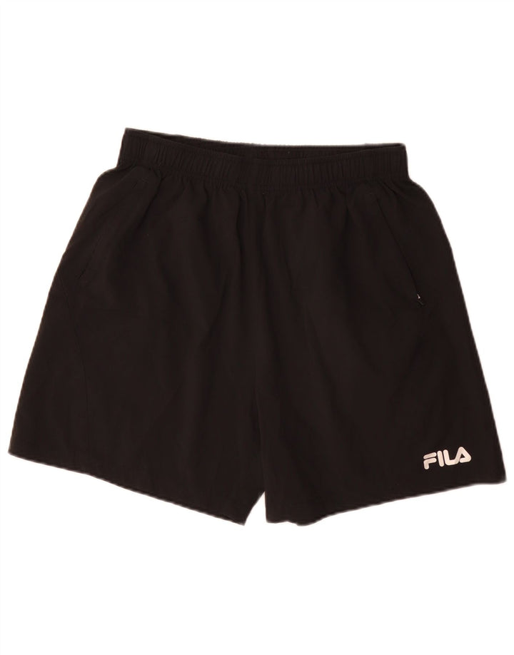 Fila Mens Sport Shorts Medium Black Polyester Sports