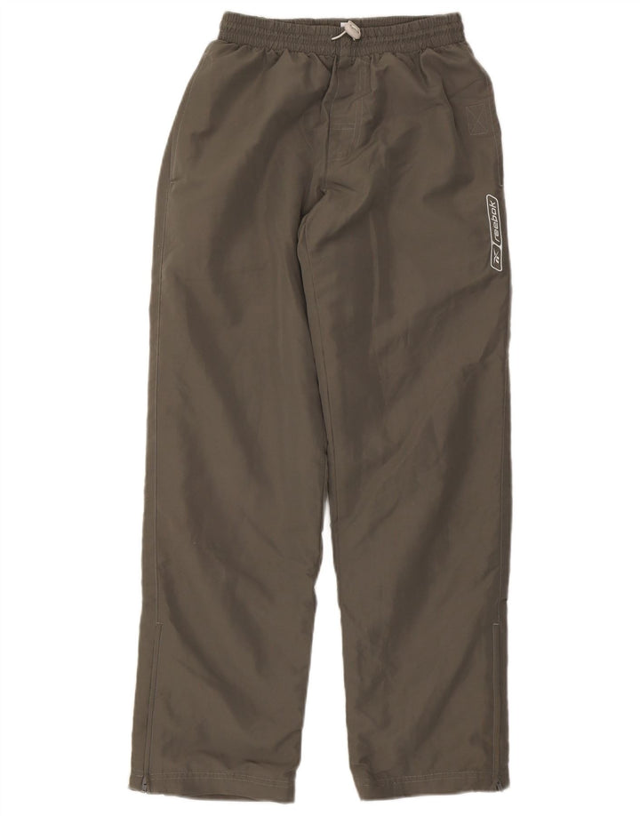 Reebok Boys Tracksuit Trousers 13-14 Years Khaki Polyester