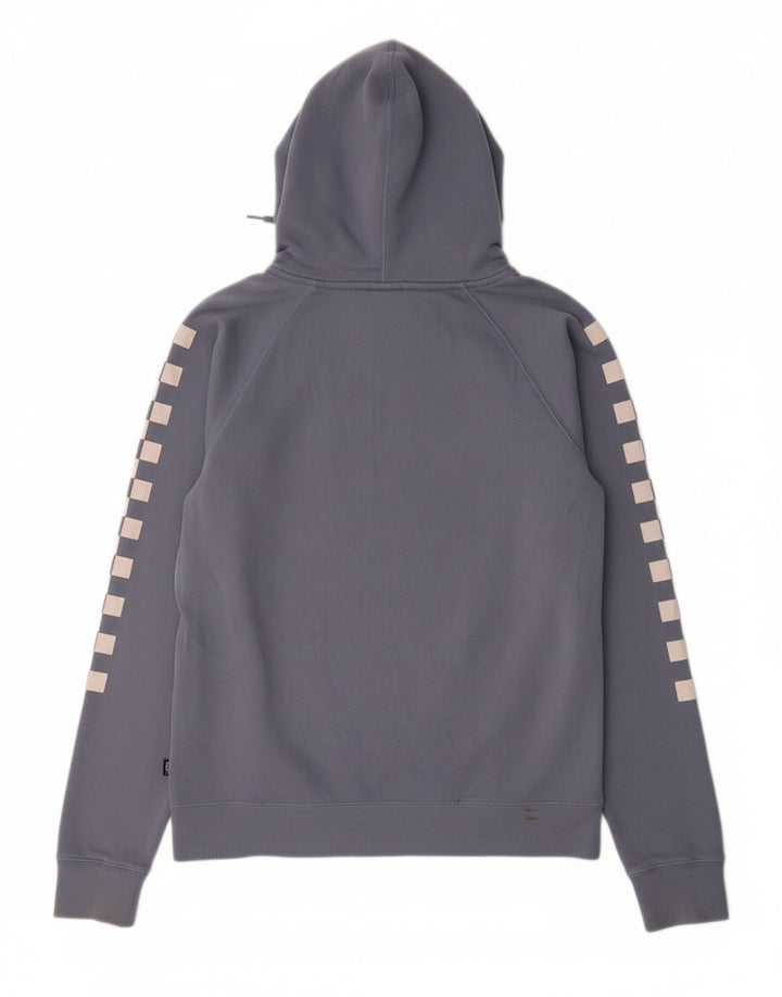 VANS Mens Versa Graphic Hoodie Jumper Small Blue Geometric