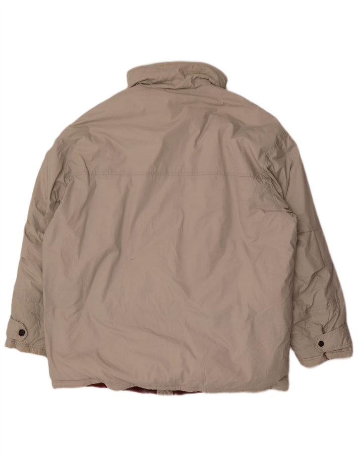 Diadora Mens Loose Fit Padded Jacket UK 42 XL Grey Polyester