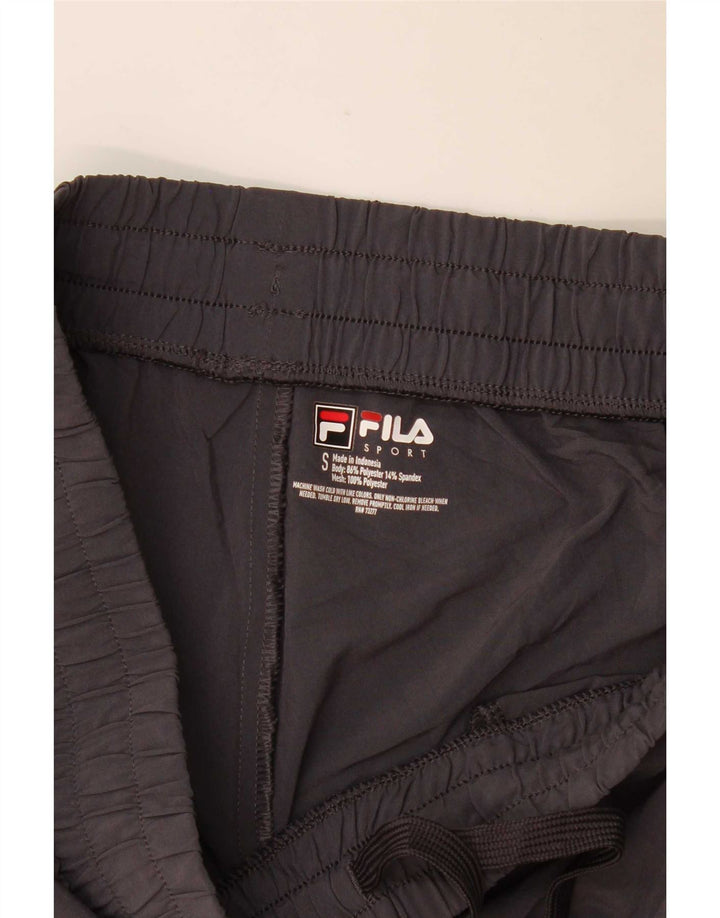Fila Mens Sport Shorts Small Grey Colourblock Polyester