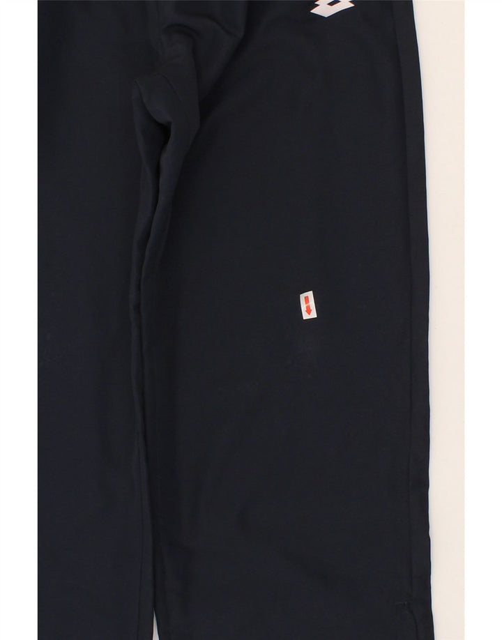 LOTTO Boys Tracksuit Trousers 9-10 Years Small Navy Blue Vintage Lotto and Second-Hand Lotto from Messina Hembry 