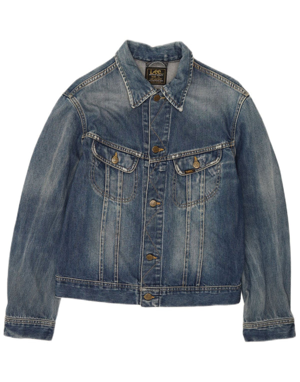 LEE Womens Denim Jacket UK 18 XL Blue Cotton