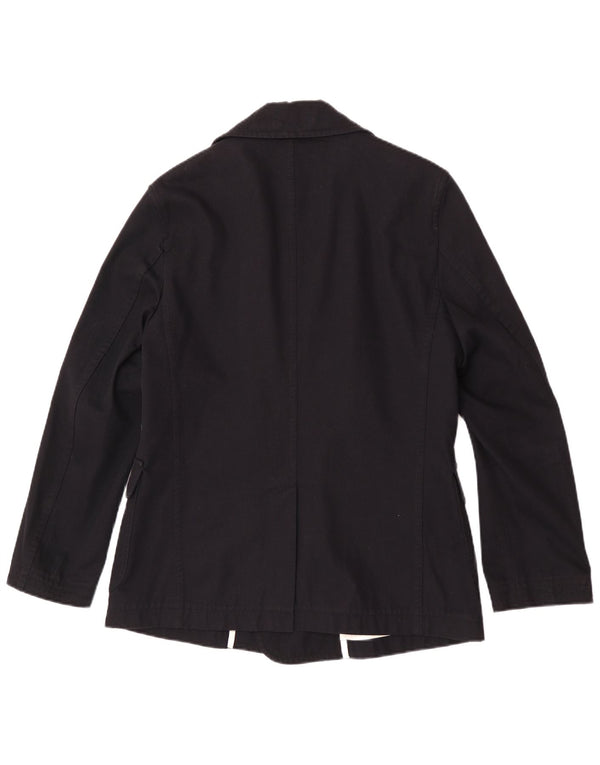 Marina Yachting Mens Double Breasted Blazer Jacket IT 48 Medium Black