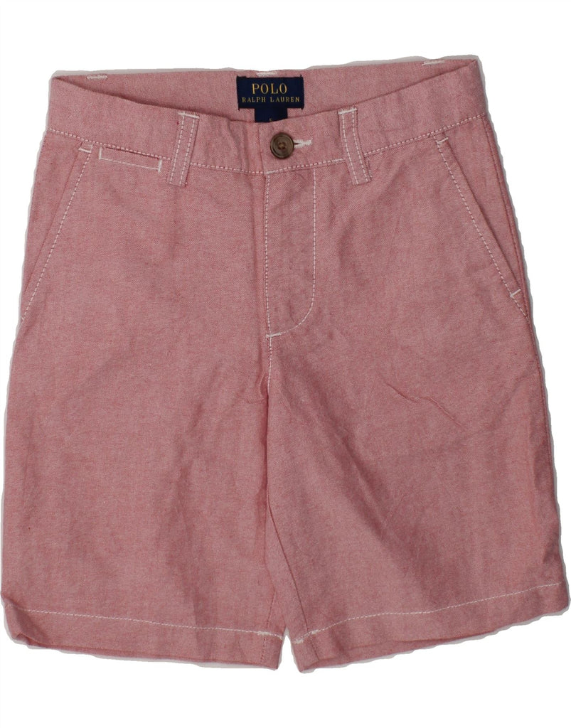 POLO RALPH LAUREN Girls Chino Shorts 4-5 Years W22  Pink Cotton | Vintage Polo Ralph Lauren | Thrift | Second-Hand Polo Ralph Lauren | Used Clothing | Messina Hembry 