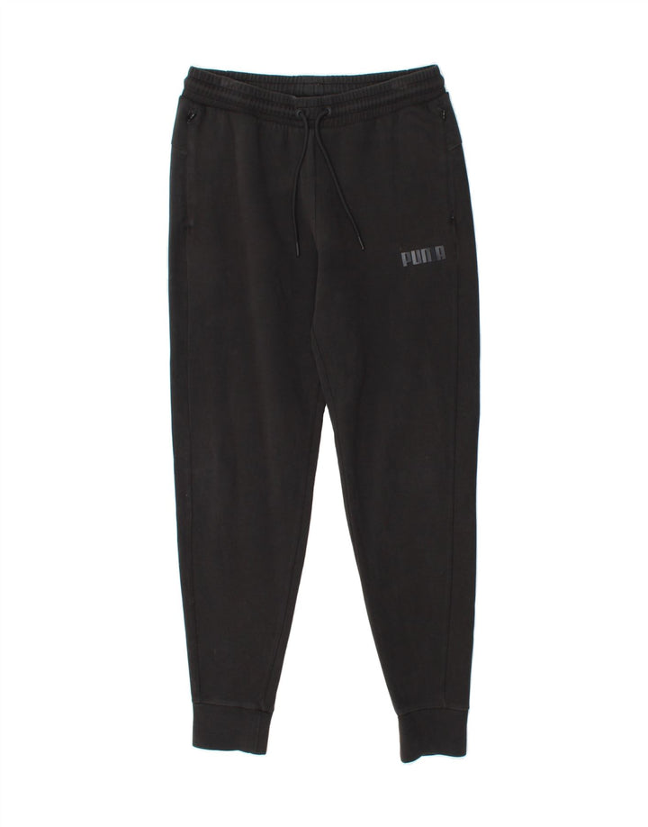 PUMA Mens Tracksuit Trousers Joggers Medium  Black Cotton Vintage Puma and Second-Hand Puma from Messina Hembry 