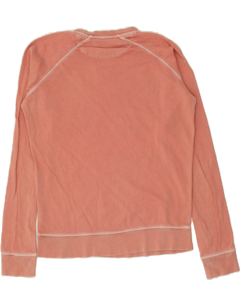 GANT Womens Sweatshirt Jumper UK 14 Large Orange Cotton | Vintage Gant | Thrift | Second-Hand Gant | Used Clothing | Messina Hembry 