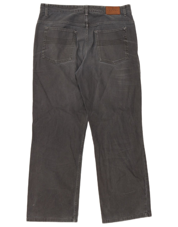 Marks & Spencer Mens Blue Harbour Straight Jeans W34 L29 Black Cotton