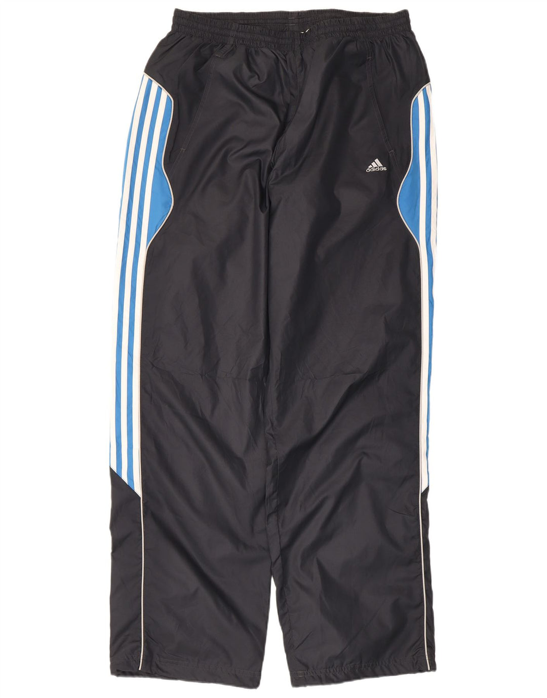 Adidas Mens Tracksuit Trousers XL  Grey Colourblock Polyester