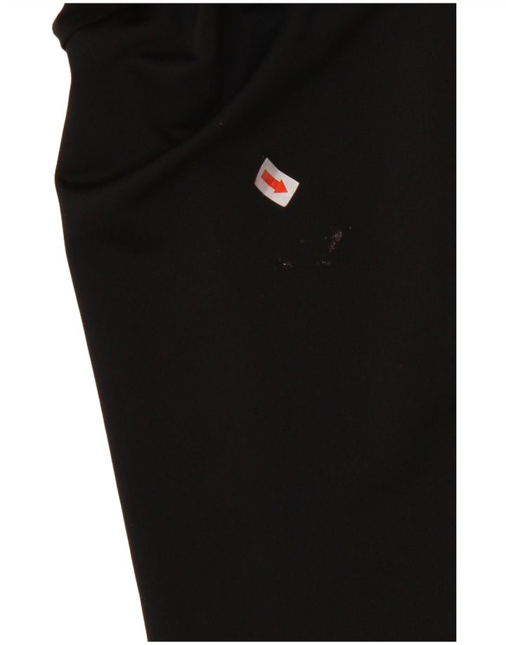 ADIDAS Girls Climacool Zip Hoodie Sweater 11-12 Years Black Polyester