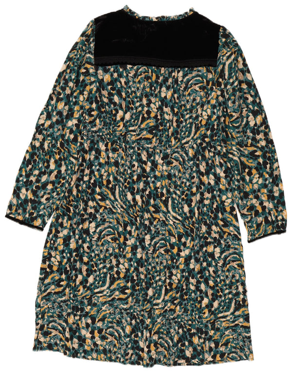 Monsoon Womens Maxi Tea Dress UK 10 Small Multicoloured Spotted Bohemian