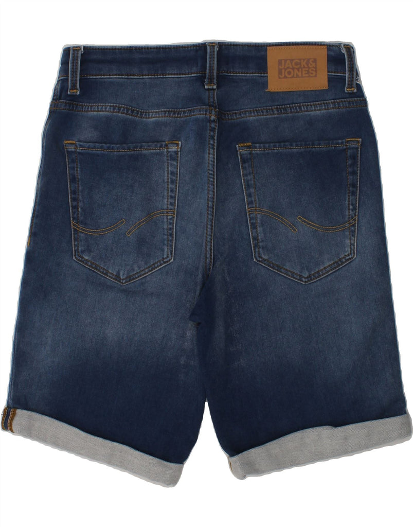 JACK & JONES Boys Regular Denim Shorts 13-14 Years W28 Navy Blue Cotton | Vintage Jack & Jones | Thrift | Second-Hand Jack & Jones | Used Clothing | Messina Hembry 