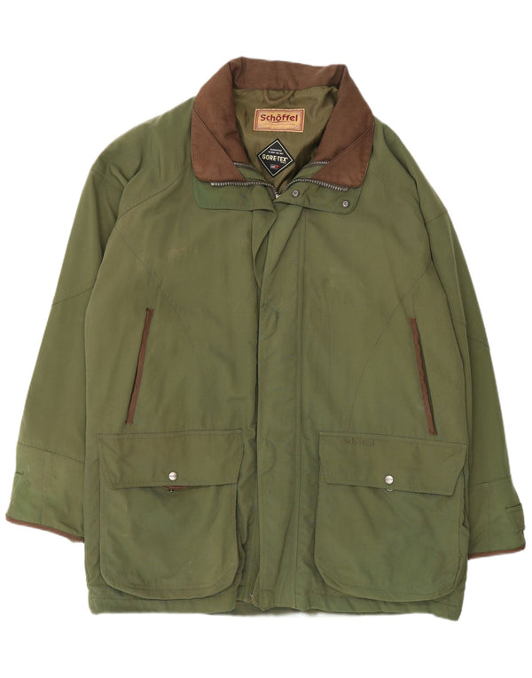 Schoffel Mens Gore-Tex Hunting Utility Jacket UK 44 2XL Khaki Army