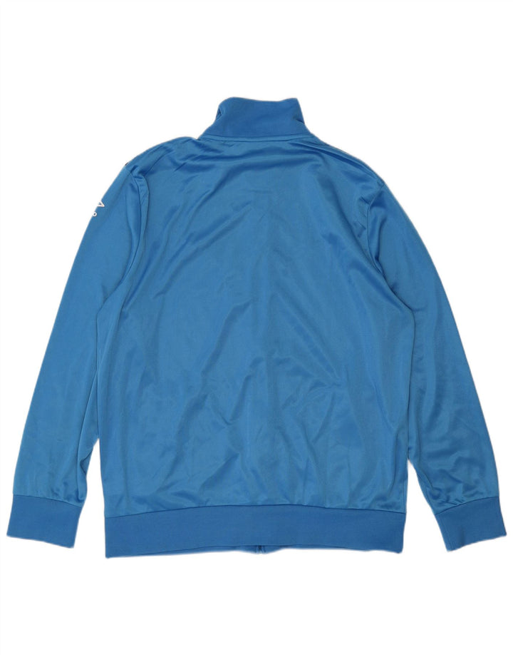 Umbro Mens Tracksuit Top Jacket 2XL Blue Colourblock Polyester