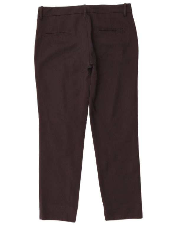 Zara Womens Slim Chino Trousers Small W26 L27 Black Cotton