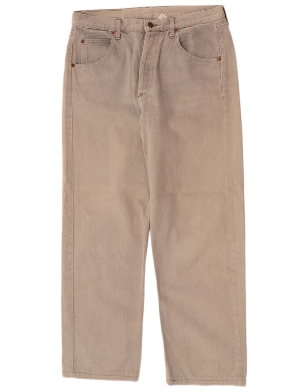 Americanino Mens Straight Jeans W34 L29 Grey Cotton