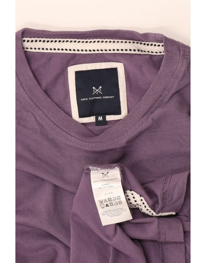 Crew Clothing Mens T-Shirt Top Medium Purple Cotton