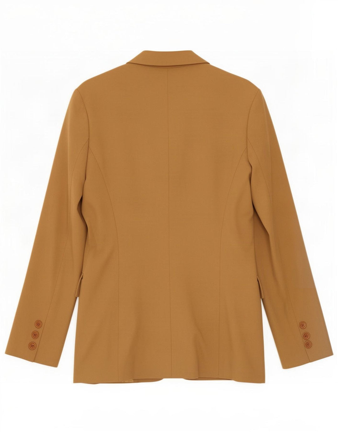 Zara Womens 4 Button Blazer Jacket EU 40 Medium Brown Wool