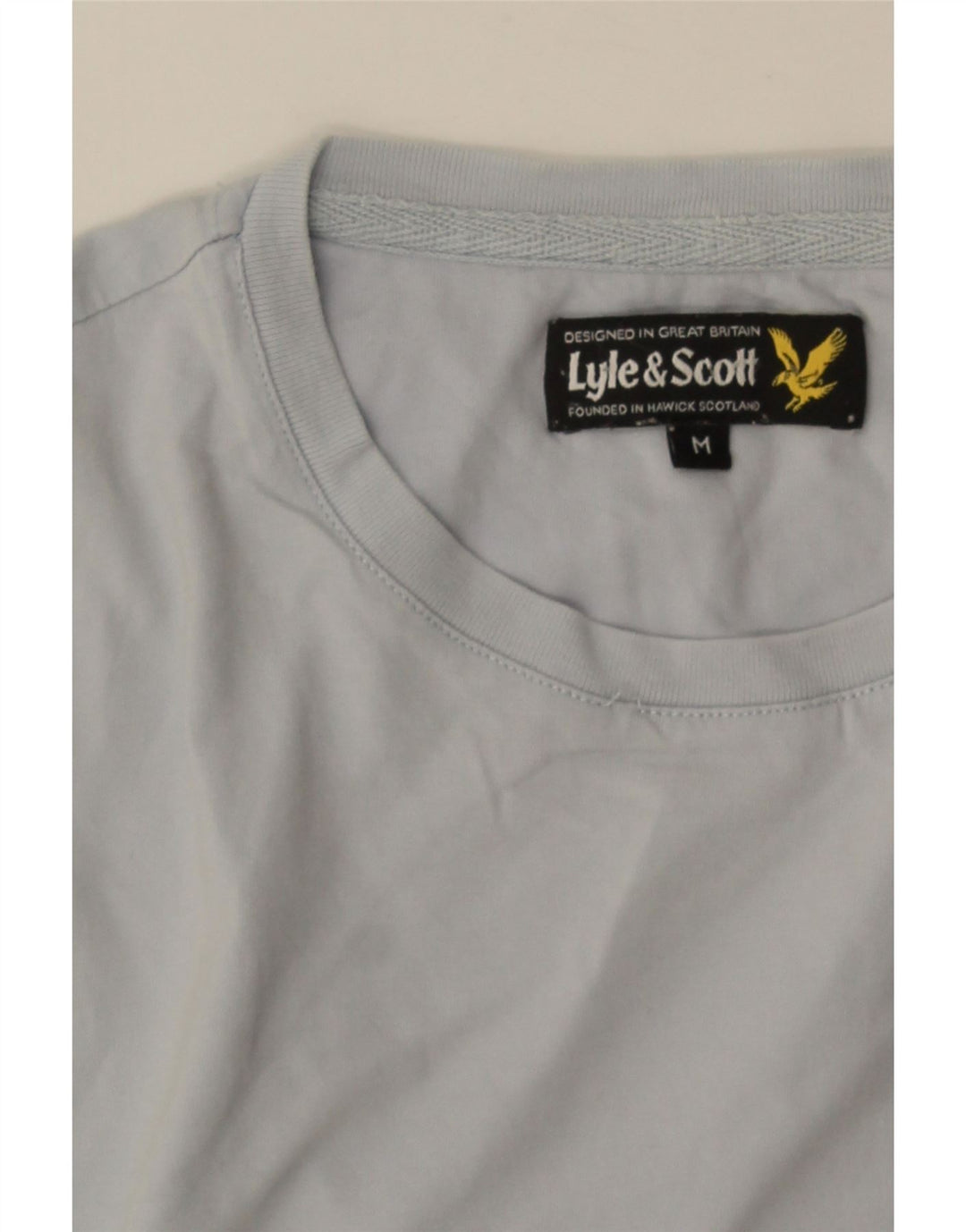 LYLE & SCOTT Mens T-Shirt Top Medium Grey