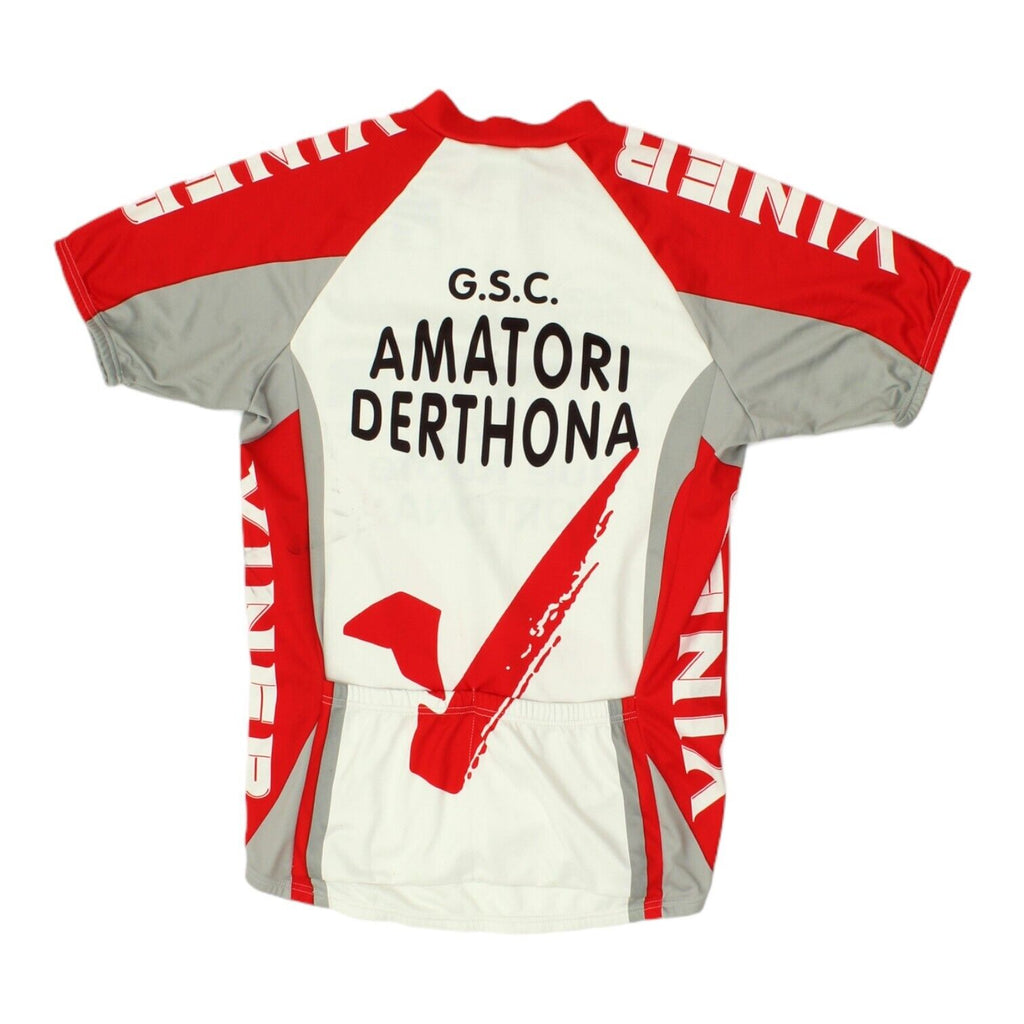 GSC Amatori Derthona Parentini Mens White Cycling Jersey | Vintage Biking Sports | Vintage Messina Hembry | Thrift | Second-Hand Messina Hembry | Used Clothing | Messina Hembry 