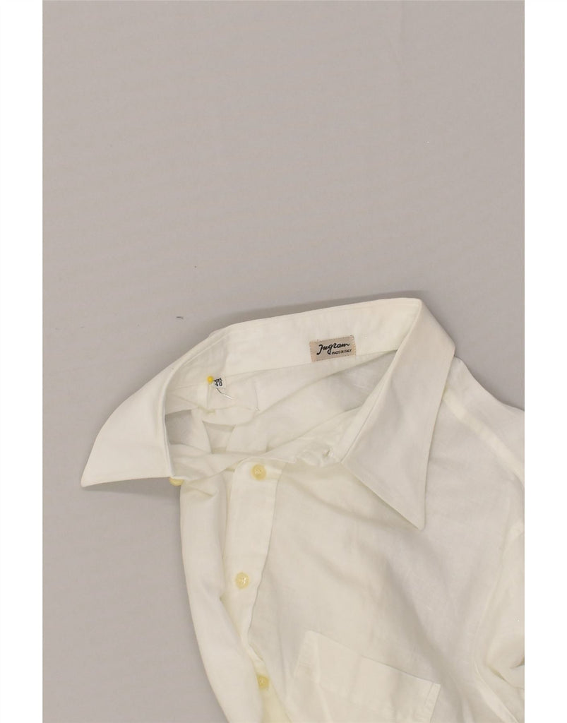 INGRAM Mens Shirt Size 15 3/4 40 Medium White | Vintage Ingram | Thrift | Second-Hand Ingram | Used Clothing | Messina Hembry 