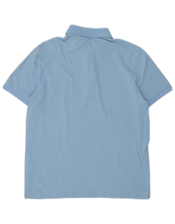 Lacoste Mens Regular Fit Polo Shirt Size 4 Medium Blue Cotton