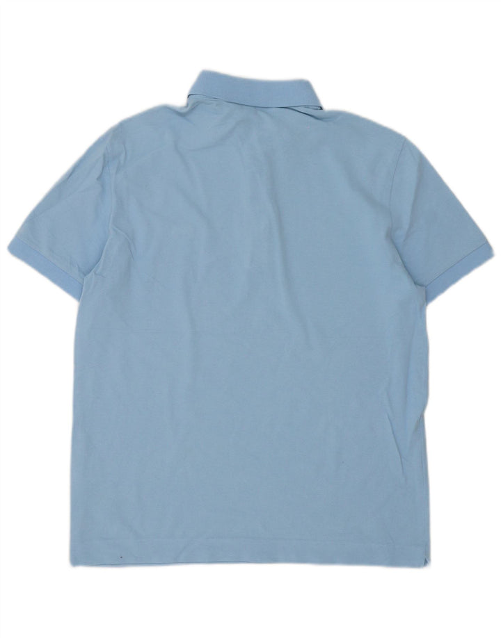 Lacoste Mens Regular Fit Polo Shirt Size 4 Medium Blue Cotton