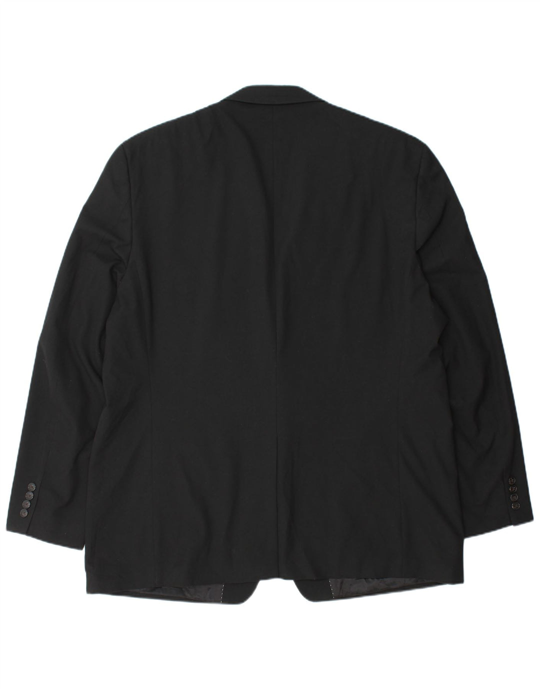 CHAPS Mens Long 2 Button Blazer Jacket UK 48 4XL Black Polyester